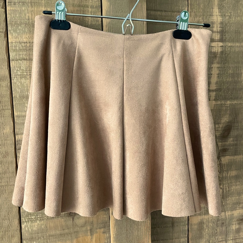 Design Lab Lord & Taylor faux suede skirt